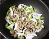 簡単♪豚肉と春野菜のオイスター丼☆作り方5写真