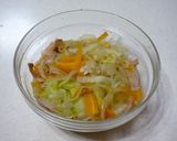 ✿あっさり白菜のレンジdeほっとサラダ✿作り方4写真