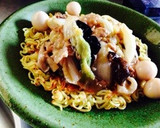 白菜のうま煮 (かた焼きそば)作り方7写真
