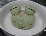 カレー風呂満喫♪春を感じる☆カエルさん☆作り方6写真