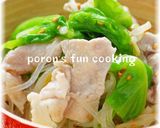 春キャベツ・もやし・豚肉のエスニック春雨作り方6写真