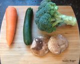 いろいろ野菜のライスブランオイル素揚げ作り方1写真