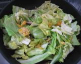 キャベツとしいたけ炒め☆柚子風味作り方6写真