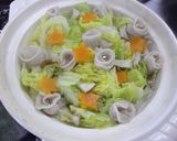 めっけもん♪白菜の蒸し鍋～作り方3写真