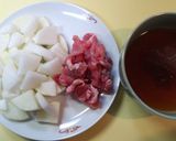 簡単！激ウマ！甘辛の豚バラ大根作り方1写真