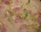 簡単春野菜のクリームパスタ!作り方3写真
