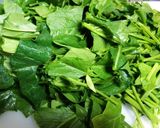 ほうれん草のﾍﾟﾍﾟﾛﾝﾁｰﾉみたい作り方1写真