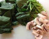 ほうれん草のアンチョビソテー作り方1写真