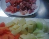 ごろごろ野菜の簡単ホワイトシチュー作り方1写真