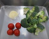 ブロッコリーとミニトマトの粉チーズ和え作り方1写真
