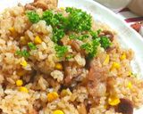 ☆豚バラ肉とコーンの簡単炒飯☆作り方5写真