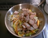 豚肉の甘酢風味♪作り方4写真