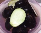 茄子の素揚げ〜味噌ダレ〜作り方3写真