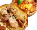 マテ茶鶏とあおさバゲットの2種カナッペ作り方3写真