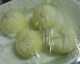 丸ごと玉ねぎスープ作り方1写真
