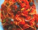 夏向き　枝豆とエリンギの大人トマトパスタ作り方11写真