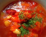 油なし　野菜たっぷりコンソメスープ作り方6写真