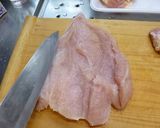 三つ葉の胸肉巻き　梅ソース添え作り方2写真