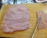 三つ葉の胸肉巻き　梅ソース添え作り方4写真