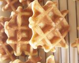 ワッフルケーキ　抹茶＆アップル作り方6写真