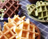 ワッフルケーキ　抹茶＆アップル作り方8写真