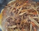 きんぴらごぼうの玉子丼作り方4写真