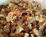きんぴらごぼうの玉子丼作り方5写真