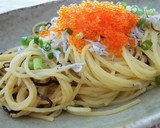 塩昆布・とびっこ・しらすの極旨和風パスタ作り方6写真