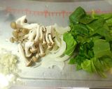 ほうれん草と梅ジャコパスタ　どすぇ作り方1写真