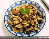 酸辣黑菇醬炒肉絲．柯媽媽の植物燕窩作り方5写真