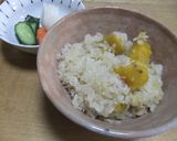 安納芋のおこわ作り方7写真