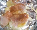 鶏と玉ねぎのホイルバター焼き作り方3写真