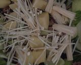 チンゲン菜とじゃが芋と豚肉のクリーム煮☆作り方4写真