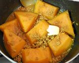 かぼちゃの炊いたん　カレーそぼろ　どすぇ作り方5写真
