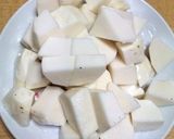 大和芋とりんごのホクホクポテトサラダ作り方1写真
