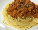 簡単絶品★我が家のチーズinミートソース作り方8写真