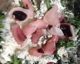 変わりチジミ//春菊とタコバージョン作り方2写真