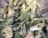 変わりチジミ//春菊とタコバージョン作り方3写真