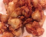 鶏のワンタン巾着揚げ作り方7写真