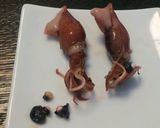 ホタルイカは温だし仕立てで♪作り方1写真