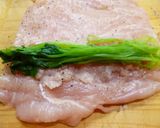 三つ葉の胸肉巻き　梅ソース添え作り方5写真