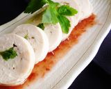 三つ葉の胸肉巻き　梅ソース添え作り方9写真