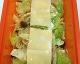 レンジ調理☆春キャベツのクリームパスタ作り方4写真