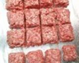 まるで牛肉！節約合挽きサイコロステーキ☆作り方3写真