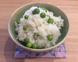 まめ味全開＊鮮やかふっくらピースごはん作り方6写真