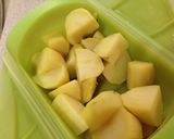 タコとポテトのガーリック炒め作り方1写真