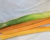 鶏胸肉で！野菜まきまき☆チキンロール作り方2写真
