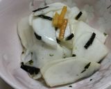 カブとお茶漬けの素で即席漬け作り方5写真