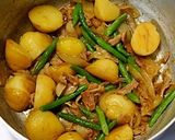 春の肉じゃが♪ 新じゃがと豚バラの甘辛煮作り方7写真