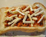 豚キムチトースト作り方1写真